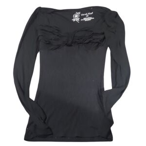 Black Long Sleeve Top